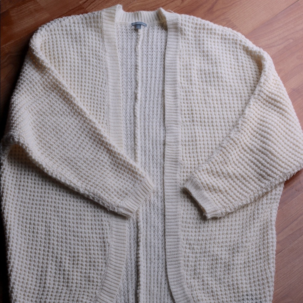 Charlotte Russe Cream Cardigan